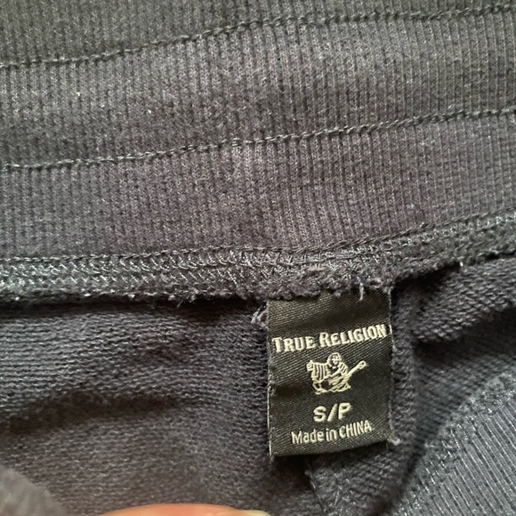 Navy true religion ankle jogger very flattering size small - Picture 2 of 3